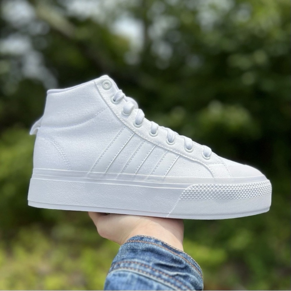 316 | Adidas Bravada Women’s White High-Top Sneaker Athletic Shoe Footwear